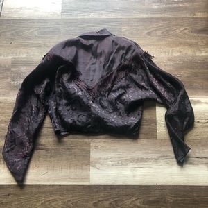 Vintage fringe jacket